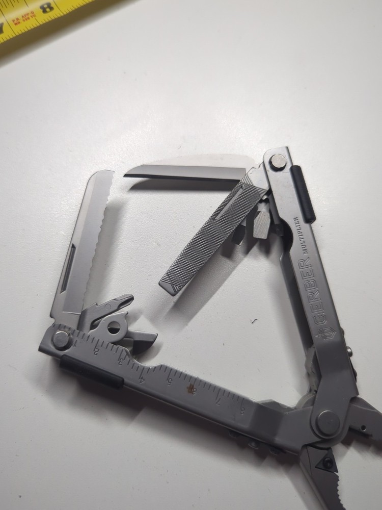 Silver GERBER MULTIPLIER Replaceable Cutter Blade