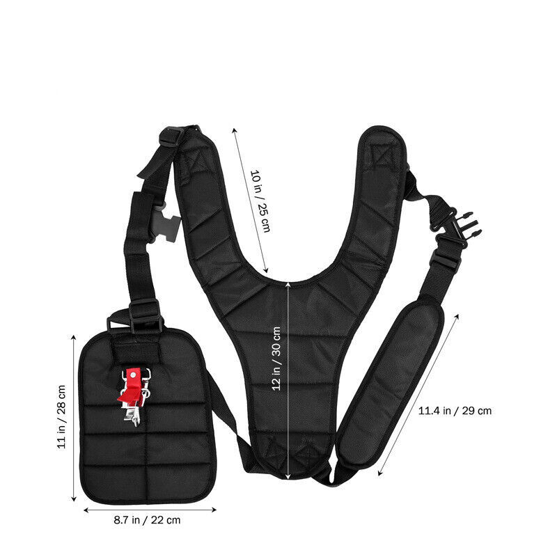 Adjustable Padded Shoulder Harness Garden Brush Cutter Strap Trimmer Strimmer