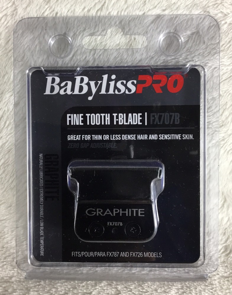 BaByliss PRO Fine Tooth Graphite Replacement T-Blade FX707B