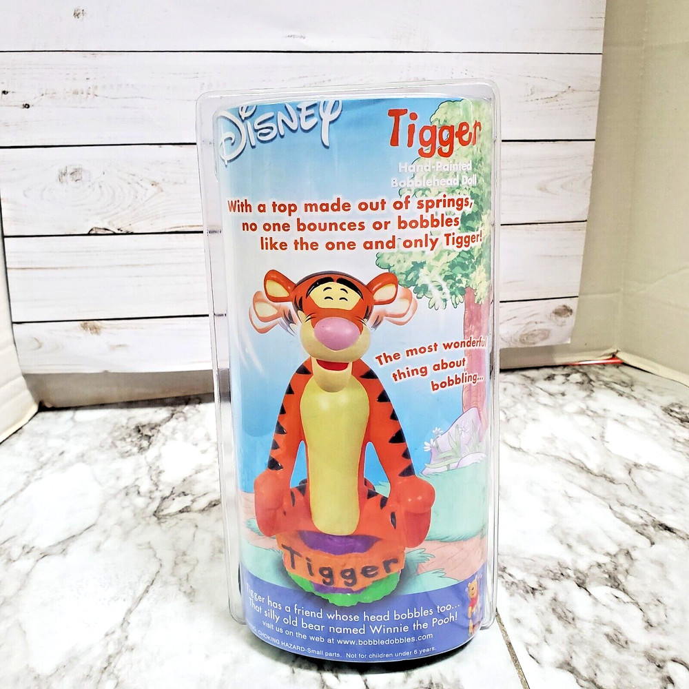 Disney Tigger Bobblehead Doll Hand Painted Nodder