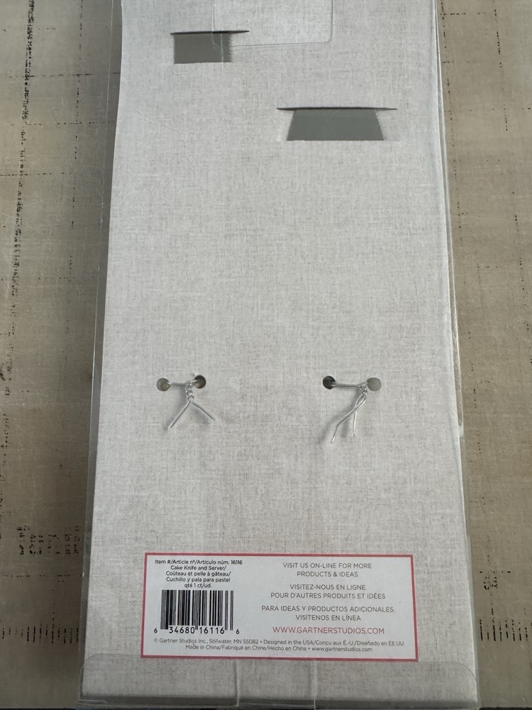 Organza Flower Cake Serving Set