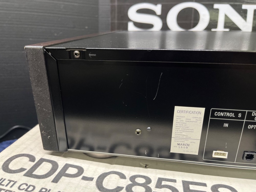 _- SERVICED & GUARANTEED! -_ Sony 5 Disc CDP-C85ES Compact Disc ES CD Changer