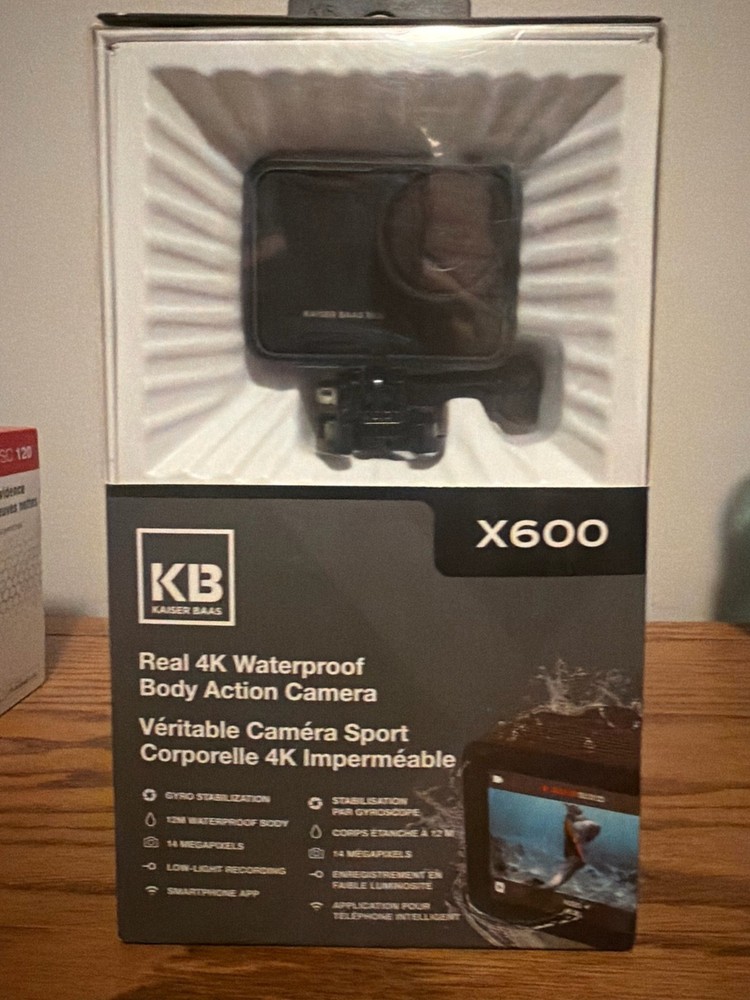 Kaiser Baas X600 4K Waterproof Camera Black