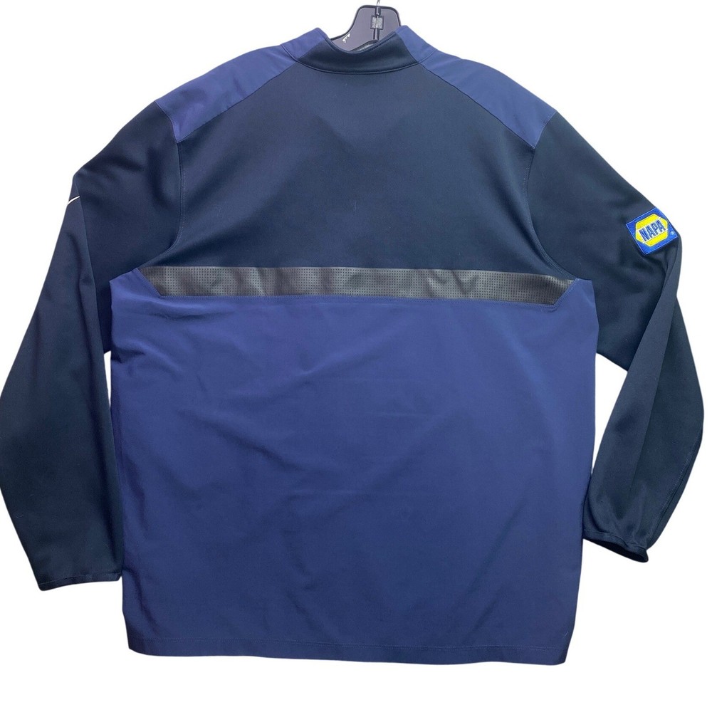 Nike Golf Jacket Mens Extra Large Quarter Zip Pull Over Napa Logo Performance