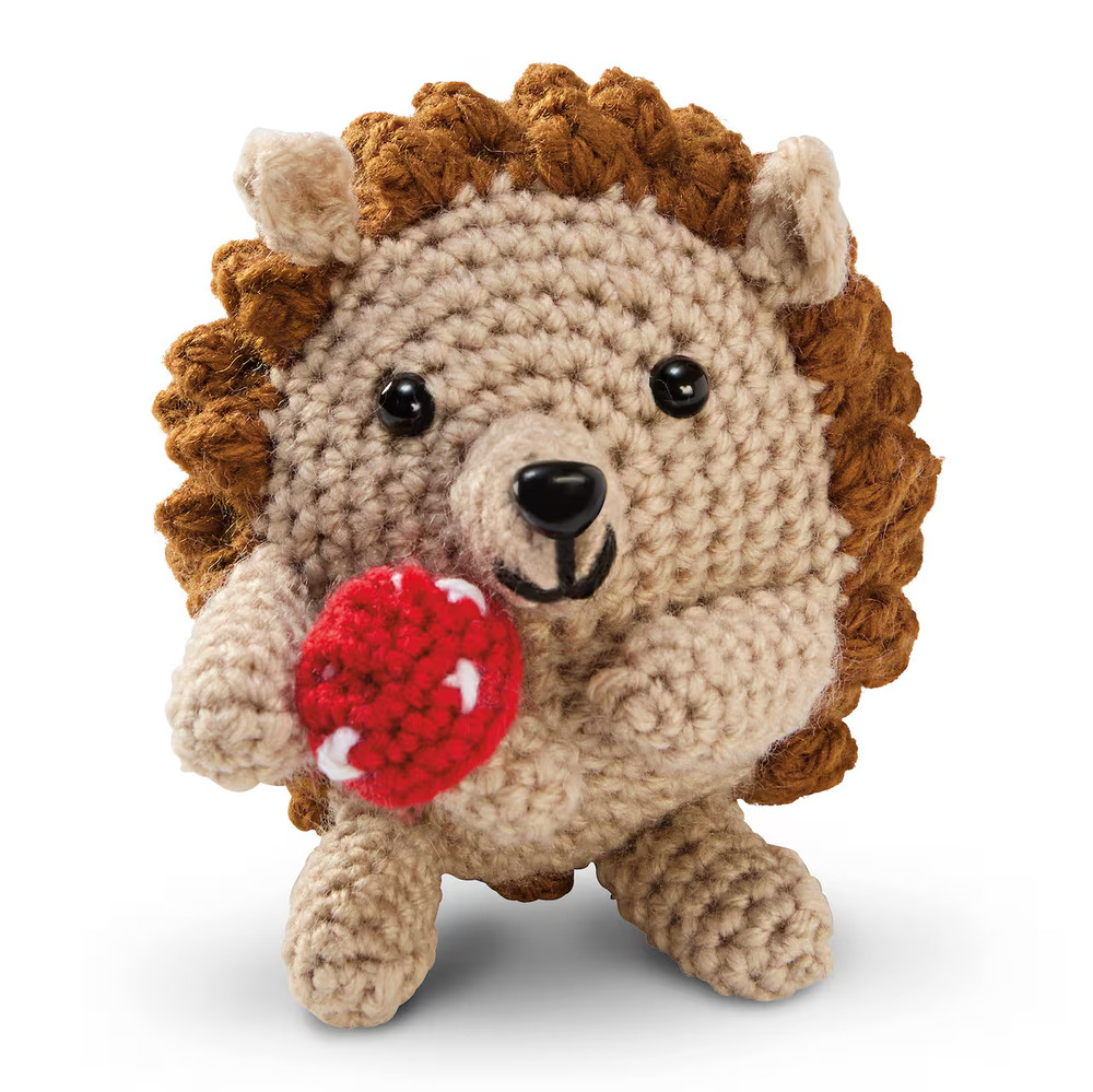 Loops & Threads Crochet Kit "Hedgehog"