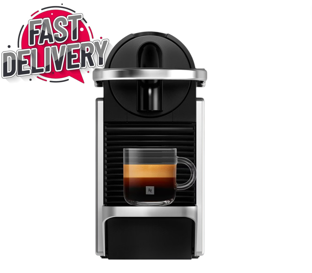 SALE! Nespresso Pixie Silver Redesign Espresso Machine, FREESHIPPING
