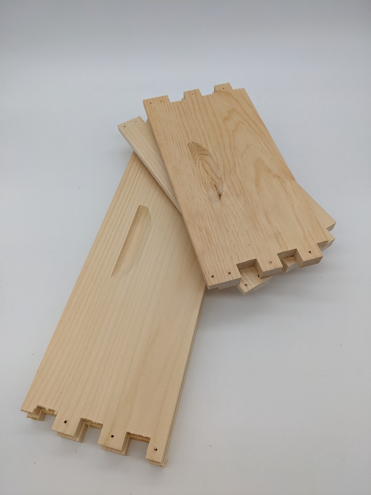 Unassembled MEDIUM 8 Frame Langstroth Beehive Box Commercial Pine FREE SHIPPING