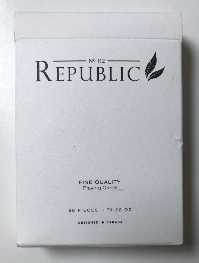 No2 Republic Playing Cards - Ellusionist