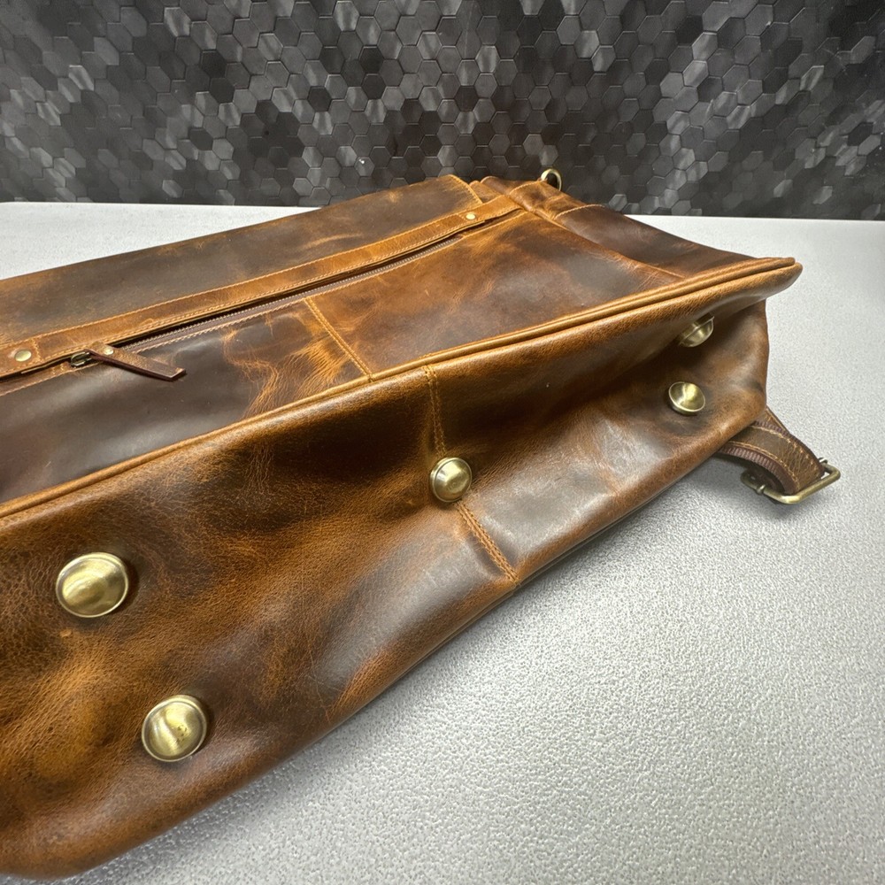 Kodiak Leather laptop Bag Brown