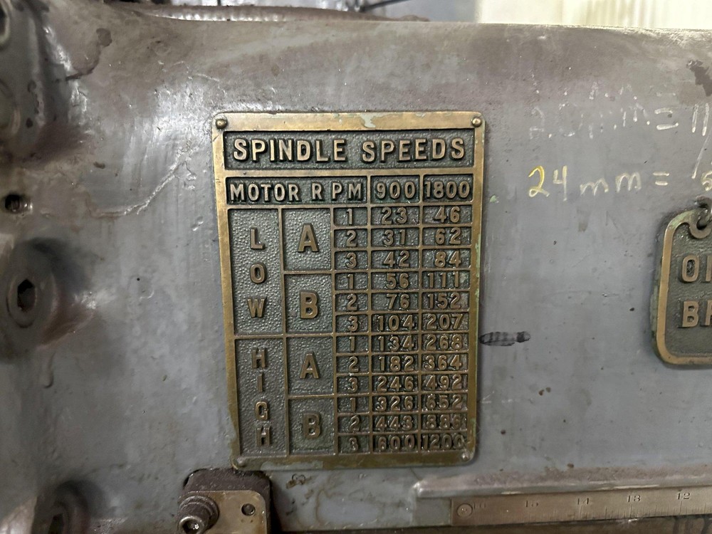 3" DEVLIEG 3B-48 HORIZONTAL BORING MILL. STOCK # 0255124