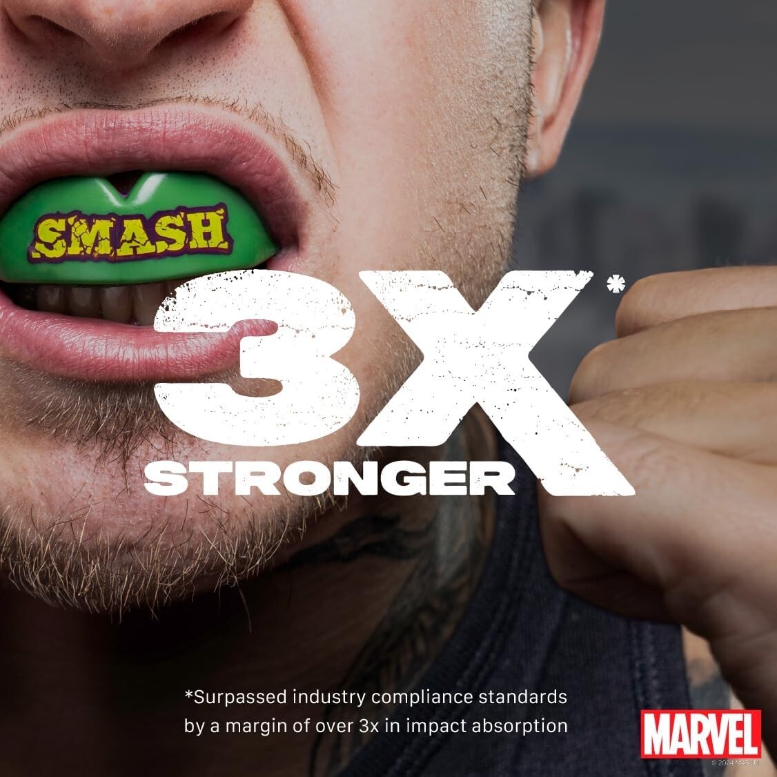 SafeJawz MARVEL Sports Mouthguard Dual Layer Premium Mouth Guard with Case