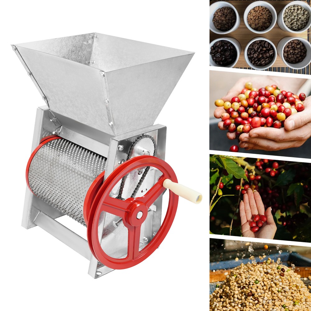Hand Crank Coffee Bean Peeling Machine Manual Fresh Coffee Bean Sheller Machine