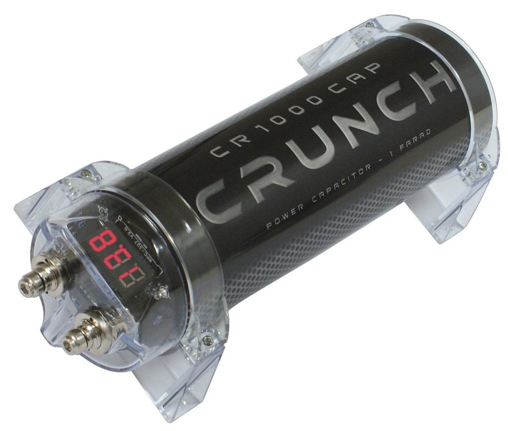 Crunch CR-1000CAP 1 Farad Buffer Capacitor Capacitor Powercap Bufferelko