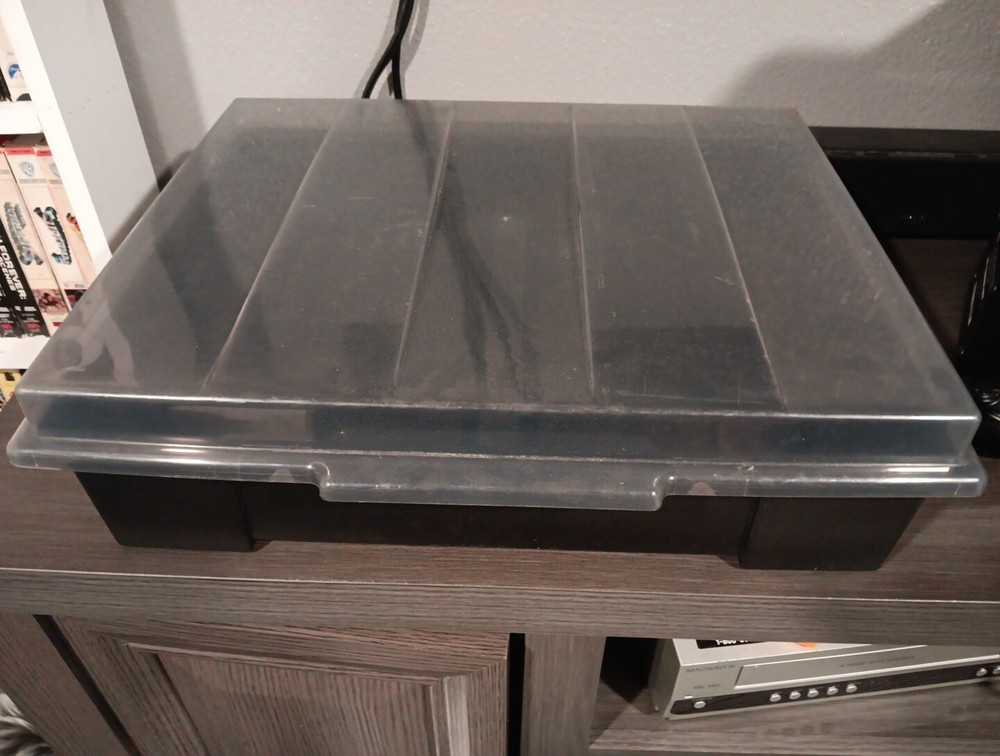 VHS Tape Plastic Storage Box Case With Lid Vintage Alpha