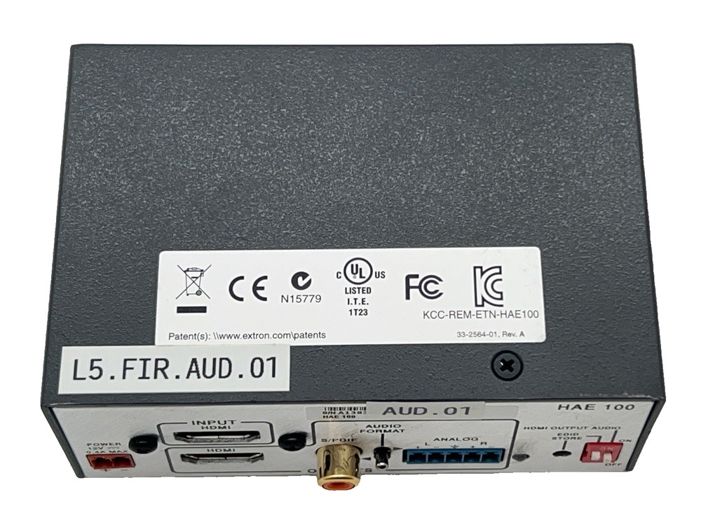 EXTRON HAE 100 HDMI AUDIO EXTRACTOR – EXCELLENT (a)
