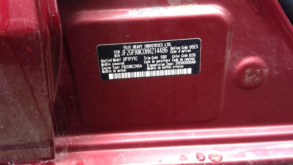 Camera/Projector Camera Windshield Mounted Fits 16-17 XV CROSSTREK 12834221
