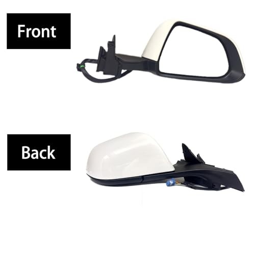 Tesla Model 3 Passenger Side View Mirror Assembly Compatible White With Right