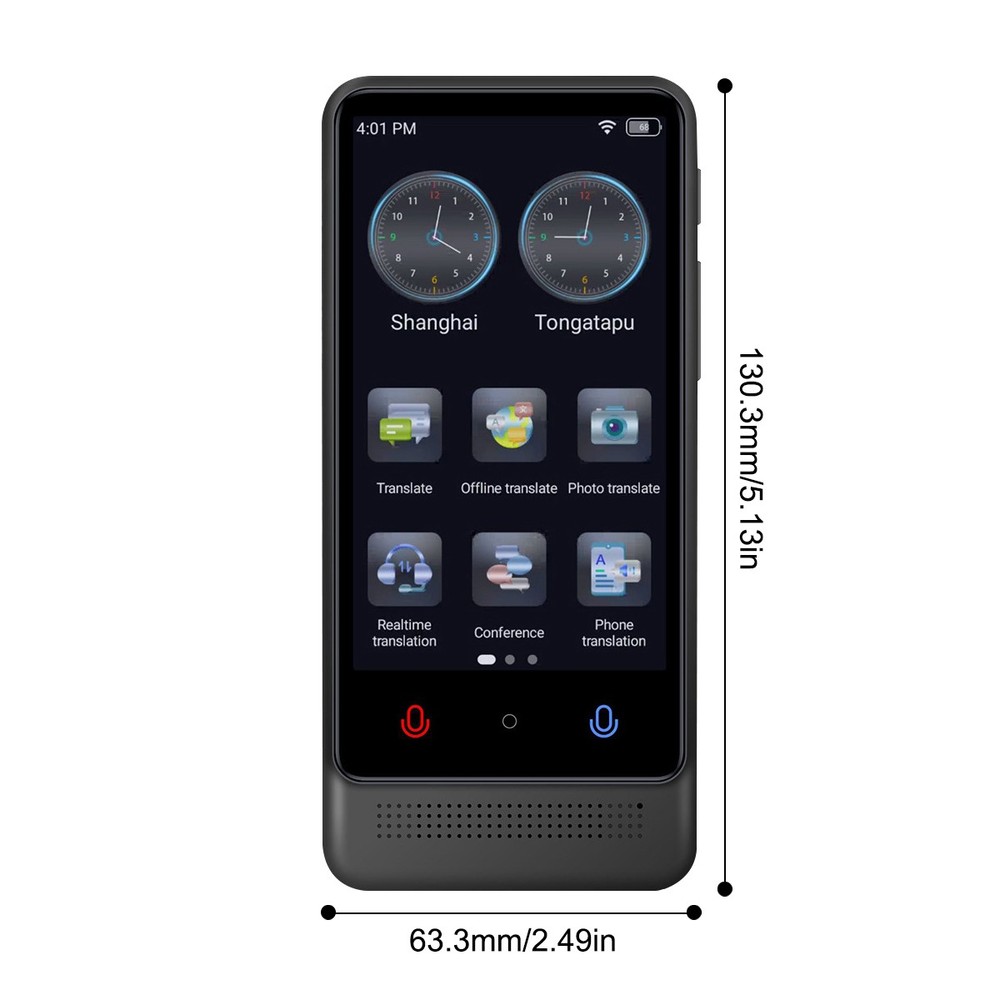 Language Translator Device Two-Way Instant ※137 Languages Voice & Text & Offline
