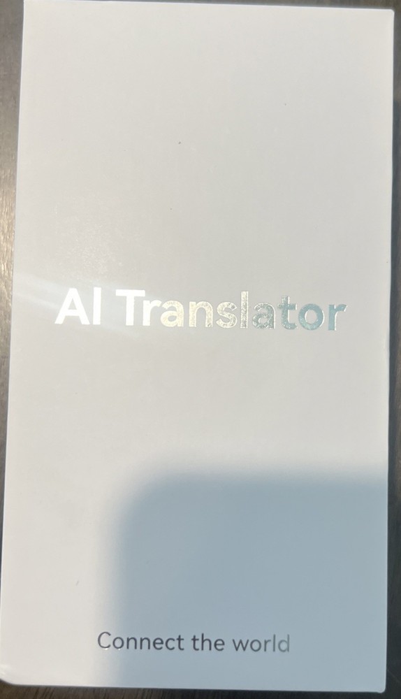 Real Time AI Translator 106 Languages Camera Text Translation Device Black