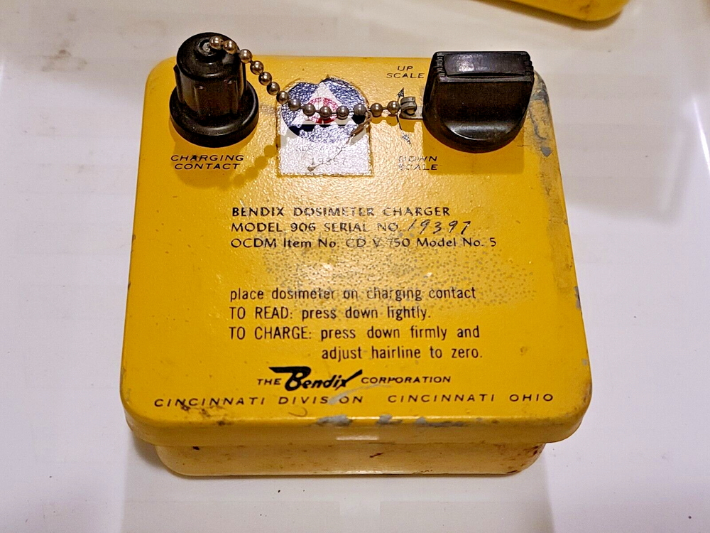 Bendix Dosimeter Charger Model 906-Untested Sold for Parts