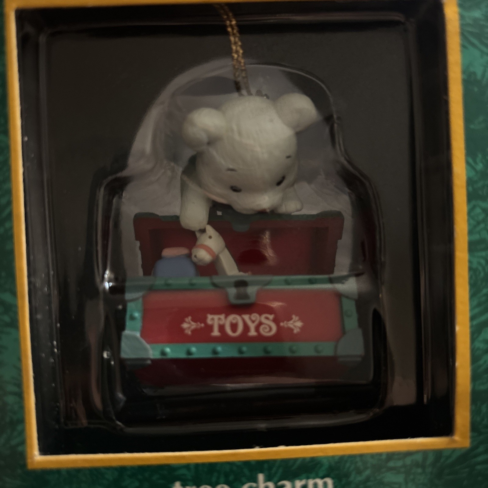 Trim A Home Tree Charm Christmas Ornaments Lot 6New In Box w/ 3pc Santa hunter