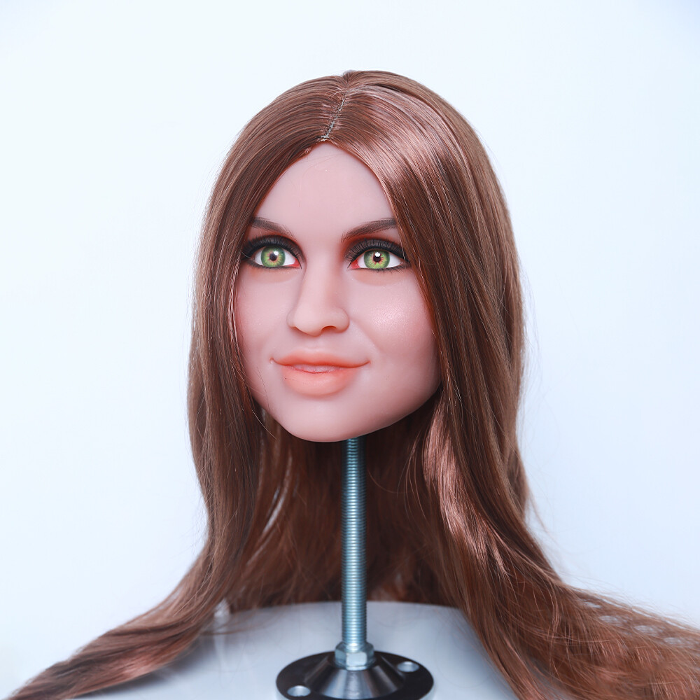 (OnlyHead)Realistic TPE Sex D-oll Head Adult Love Toys Heads for Man Sex Toys