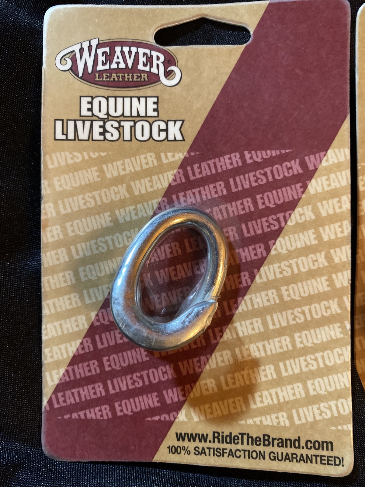 WEAVER LEATHER CARD HDWR, 1/4" ZInc Plated REPAIR LINK Set Of 2 Packs