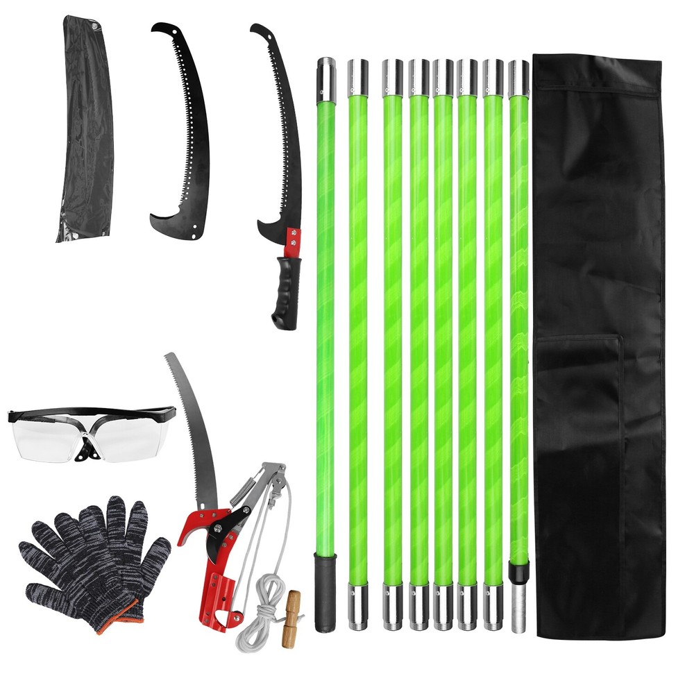 Long Manual Pole Saw Extendable Tree Pruner Portable Pole Saw Pruner Pole Tool