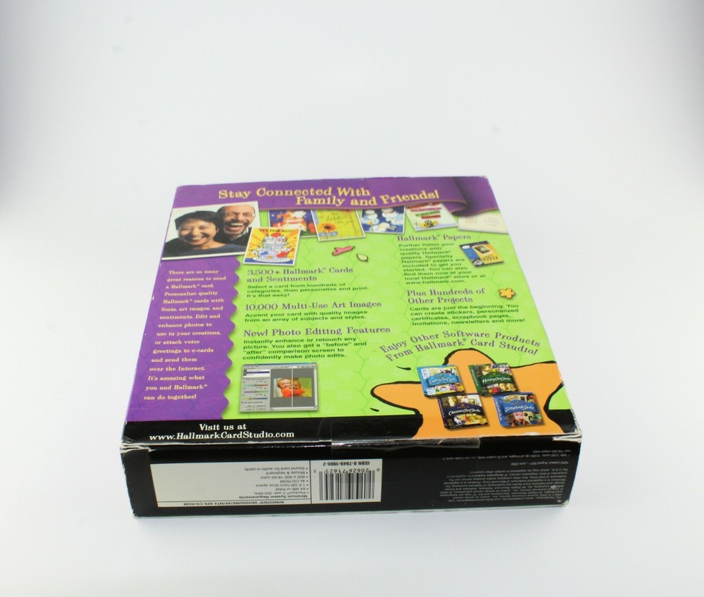 Hallmark Card Studio Deluxe 2003 Windows 98 XP Software
