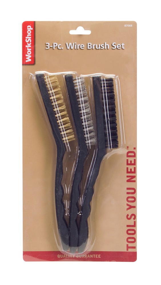 Wire Brush Set, 3-Piece