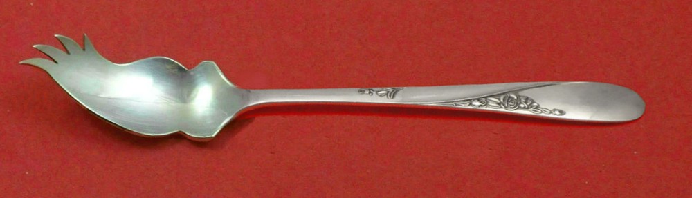 Rose Spray by Easterling Sterling Silver Pate Knife Custom Made 6"