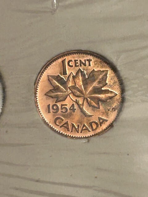 1954 Canada Original Proof Like Mint Coin Set