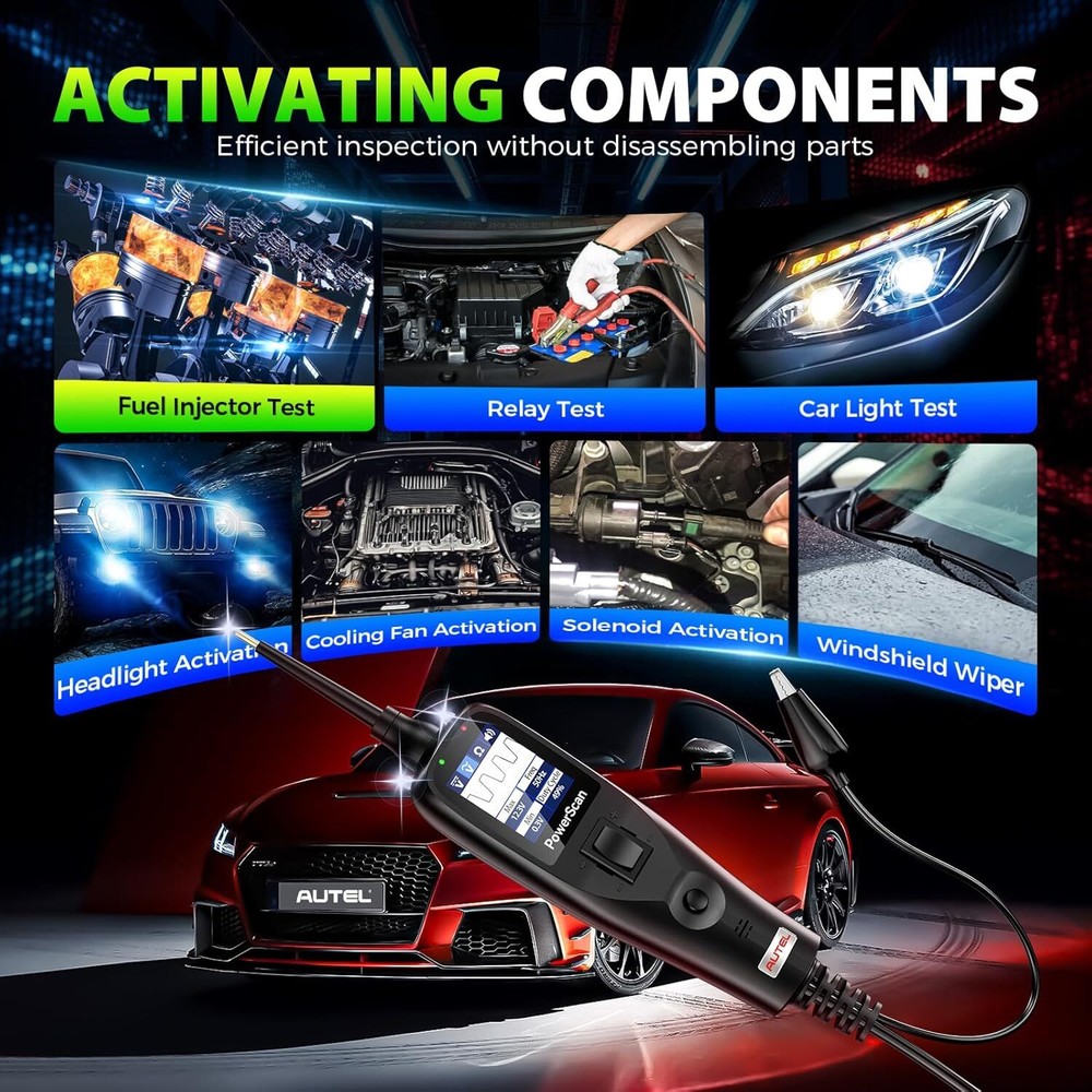 2025 Autel PowerScan PS100 Electrical System Diagnosis Tool PowerScan Read AVOme