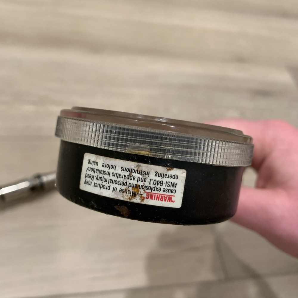 Vintage SEARS Compression Tester 300LB Gauge - Clean