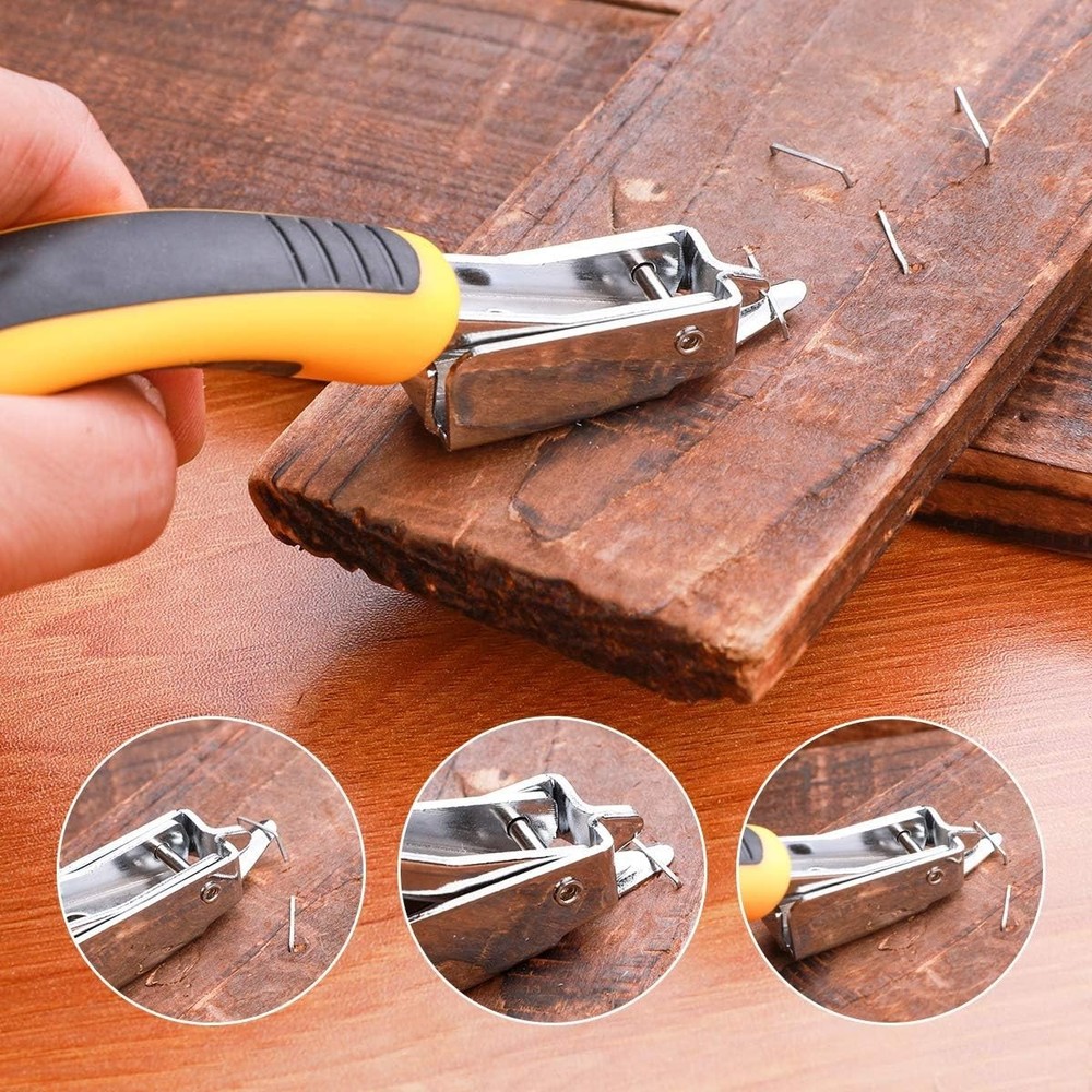 3PCS Ergonomic Staple Remover Set with Tack Puller - Lightweight and Durable