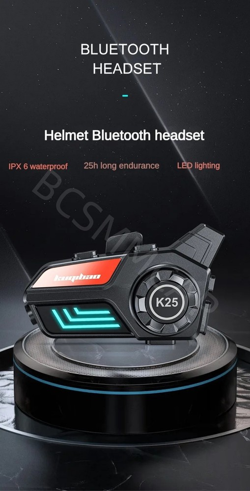 Motorcycle Helmet Headset Wireless Bluetooth Headphone Speaker Hands-Free Kit