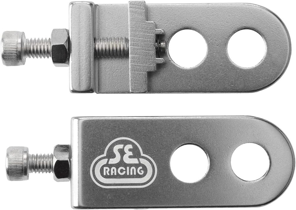 SE Bikes Lockit Bicycle Chain Tensioner Pair Silver