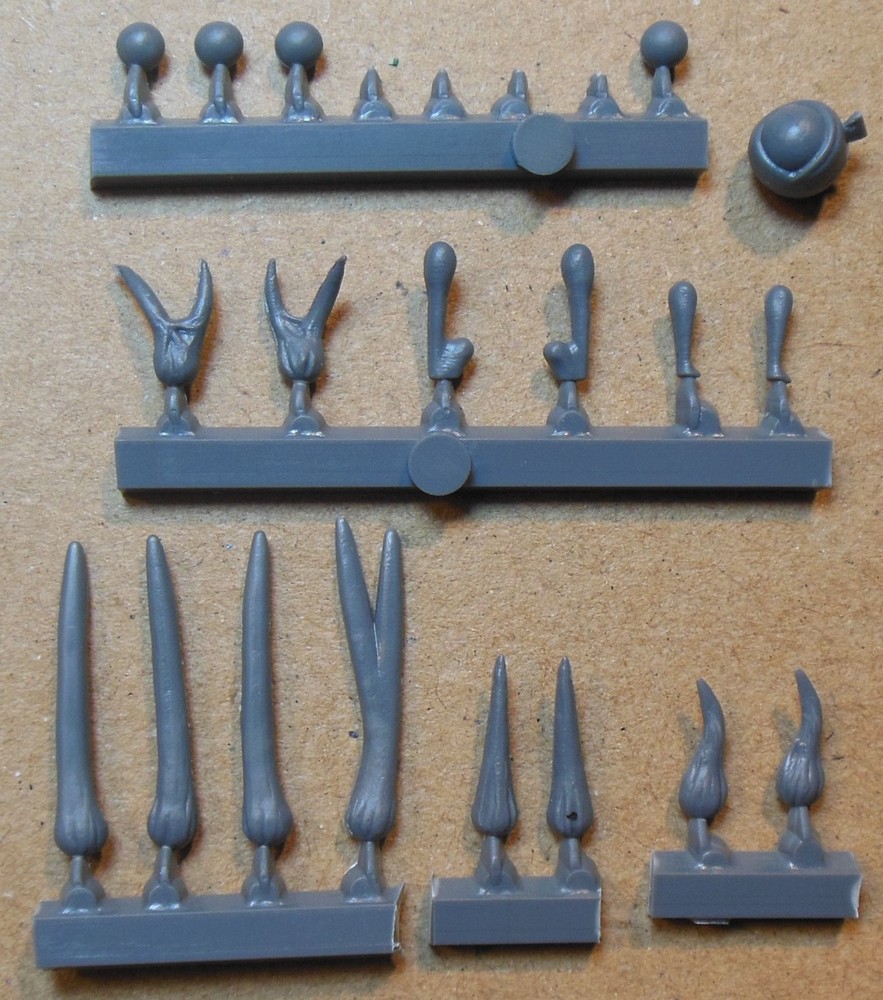 Warhammer 40K - Chaos Spawn - Eyes Goo Slime Tusks Horns - Bits Bitz Kitbash #p