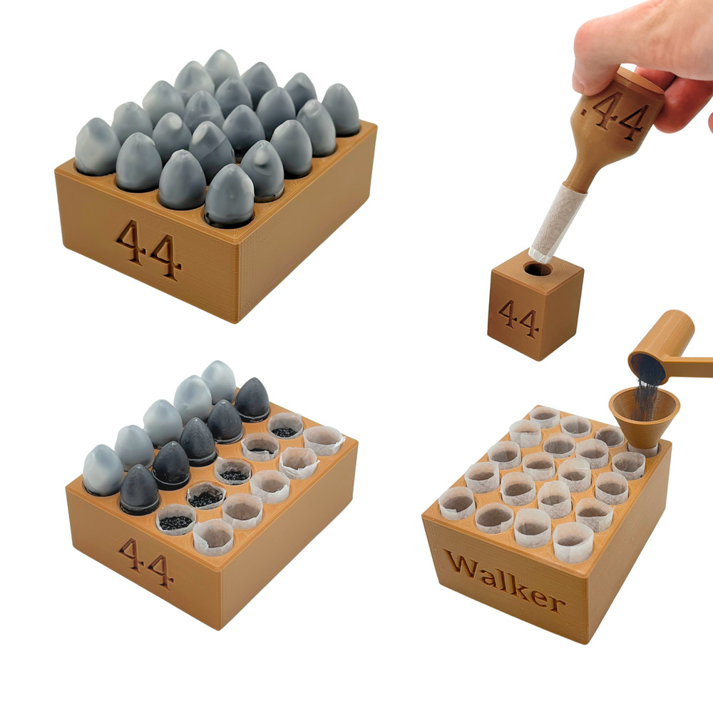 36 cal. Paper Cartridge Loading Block