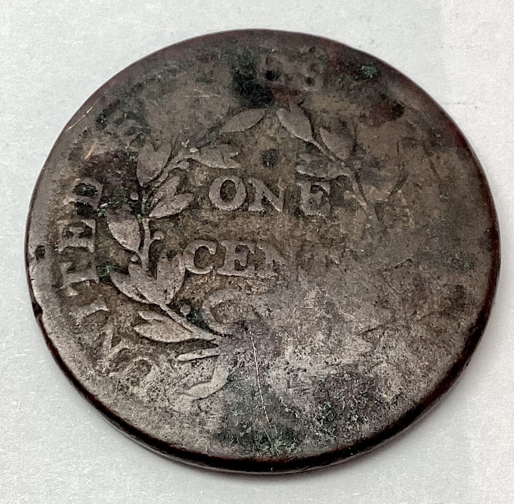 1807/6 Draped Bust Large Cent - Pointed 1