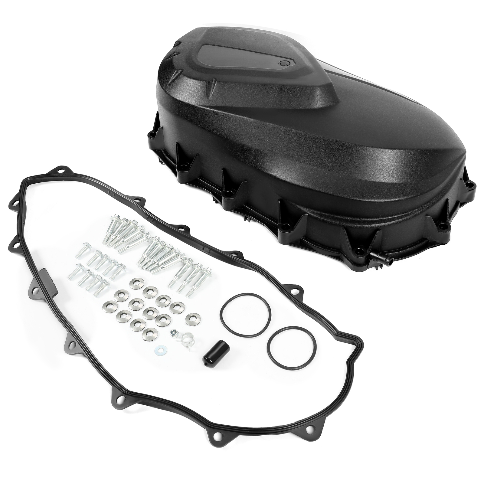 Black Outer Clutch Cover with Gasket For Outlander/Renegade Models 2006-2014