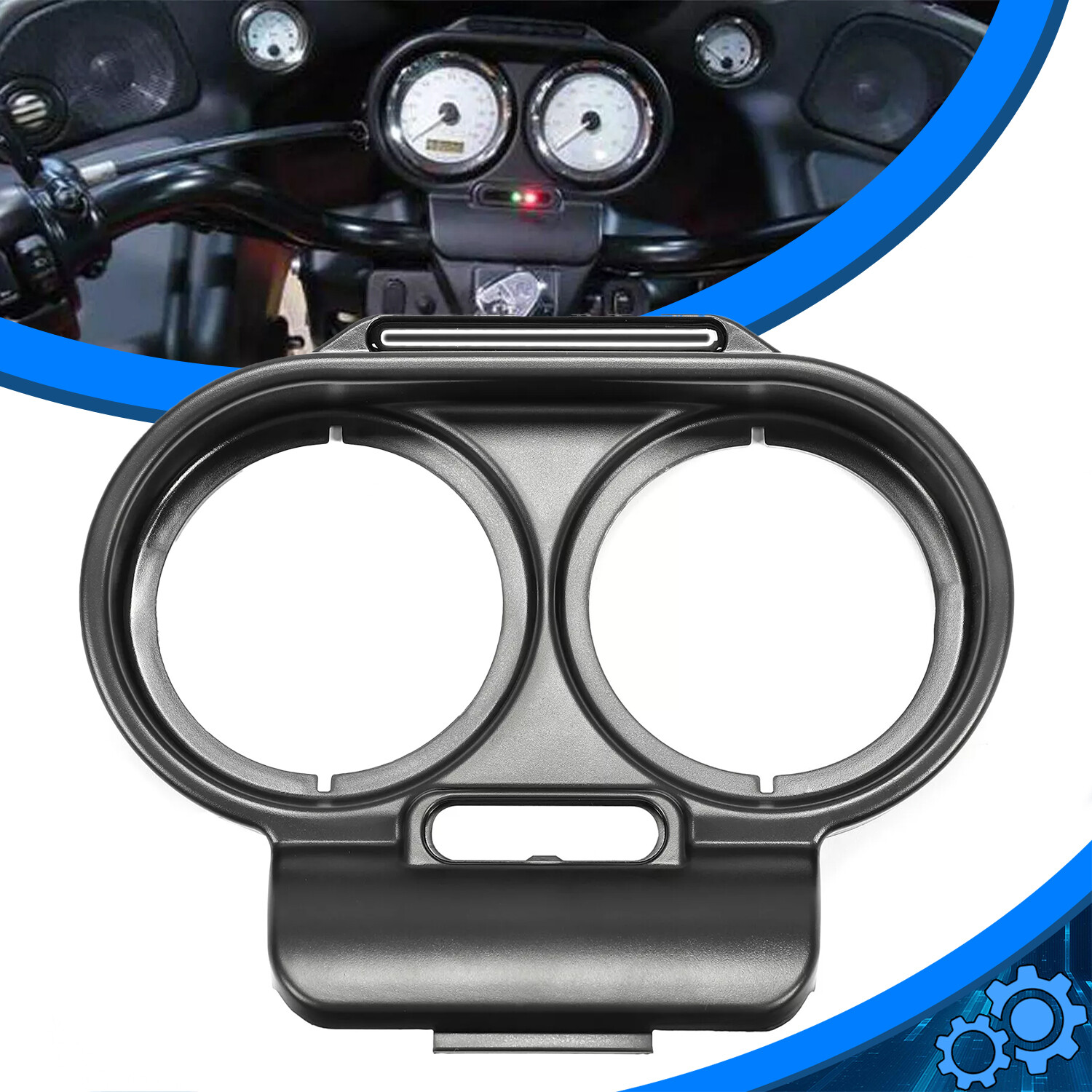 Gauge Cover Nacelle Housing Fairing For Harley Road Glide  EFI FLTRI 1998-2013