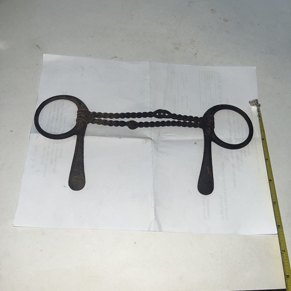 Twisted wire O ring Horse Bit