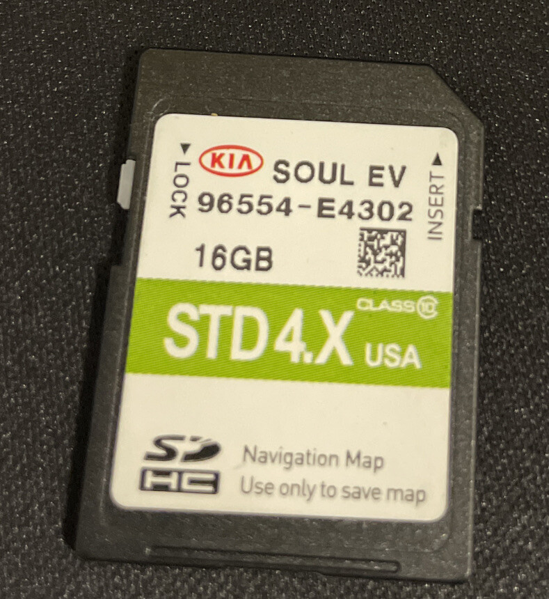 SOUL EV NAVIGATION SD CARD 96554-E4302 OEM 