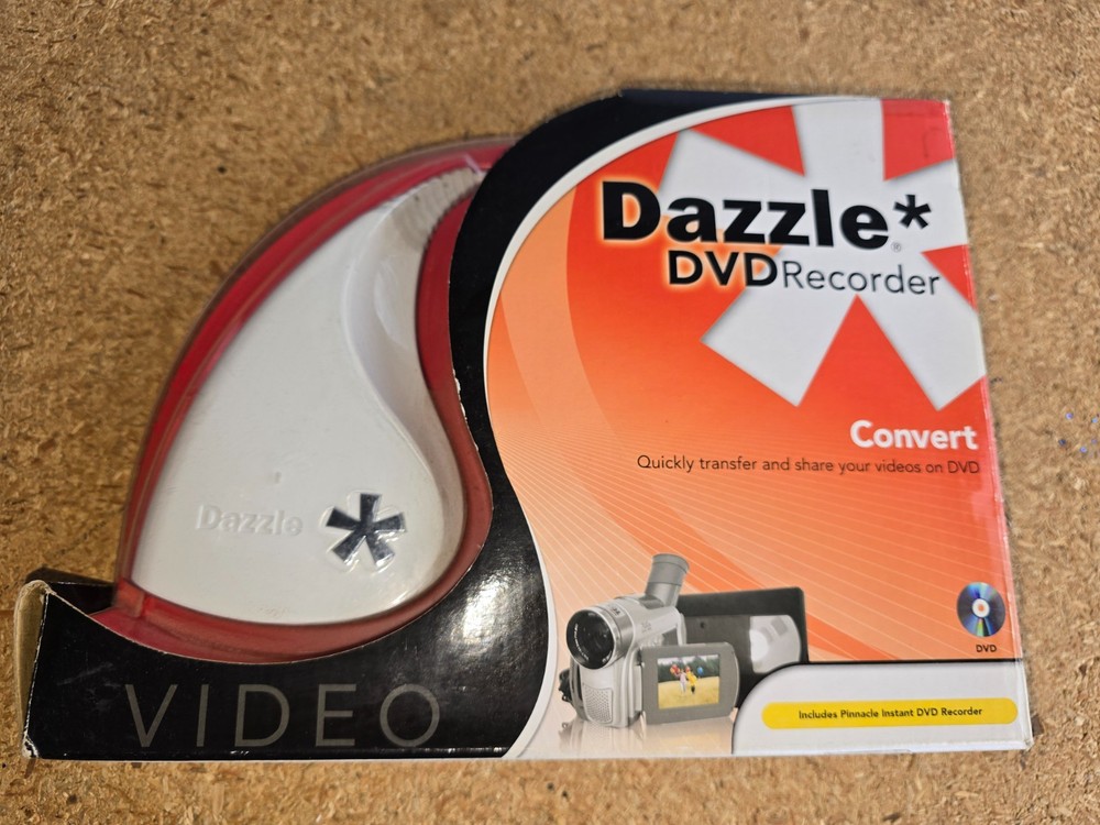 Pinnacle Dazzle DVD Recorder Video Capture Device Editing Pinnacle Software New