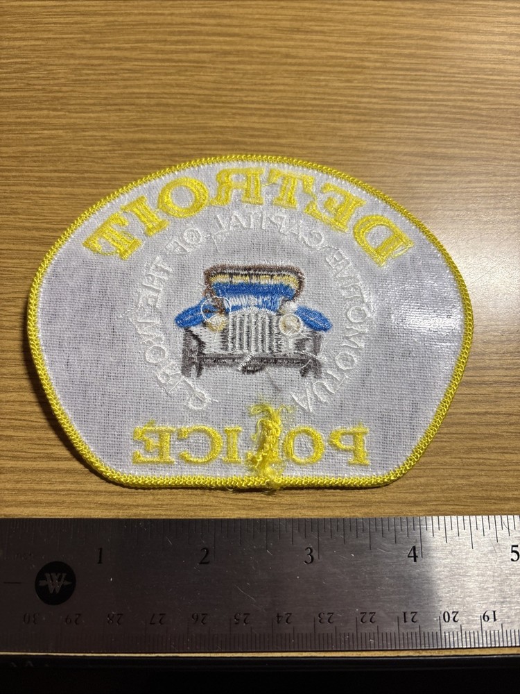 Detroit Michigan Police Patch