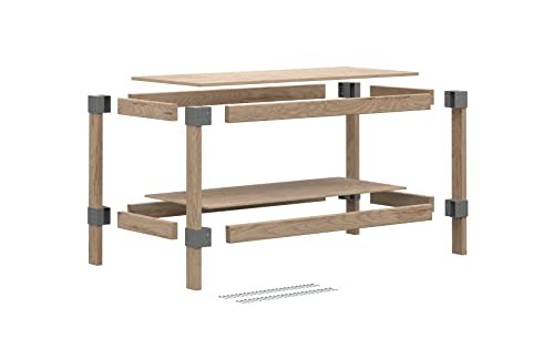 Heavyweight 2' x 4' Do-It-Yourself Workbench Kit,Gray Work Bench Kit