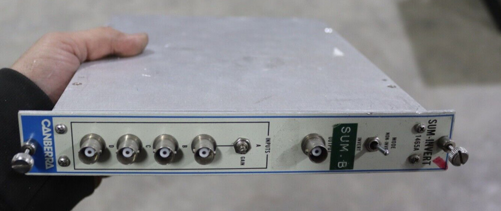 CANBERRA SUM-INVERT 1465A PLUG IN NIM BIN Module