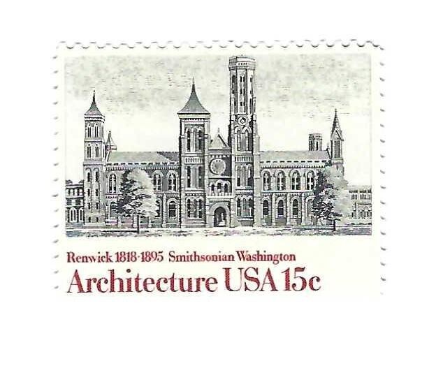 STAMP SCOTT 1838 "Smithsonian Institution" 15 CENT 1980 MNH