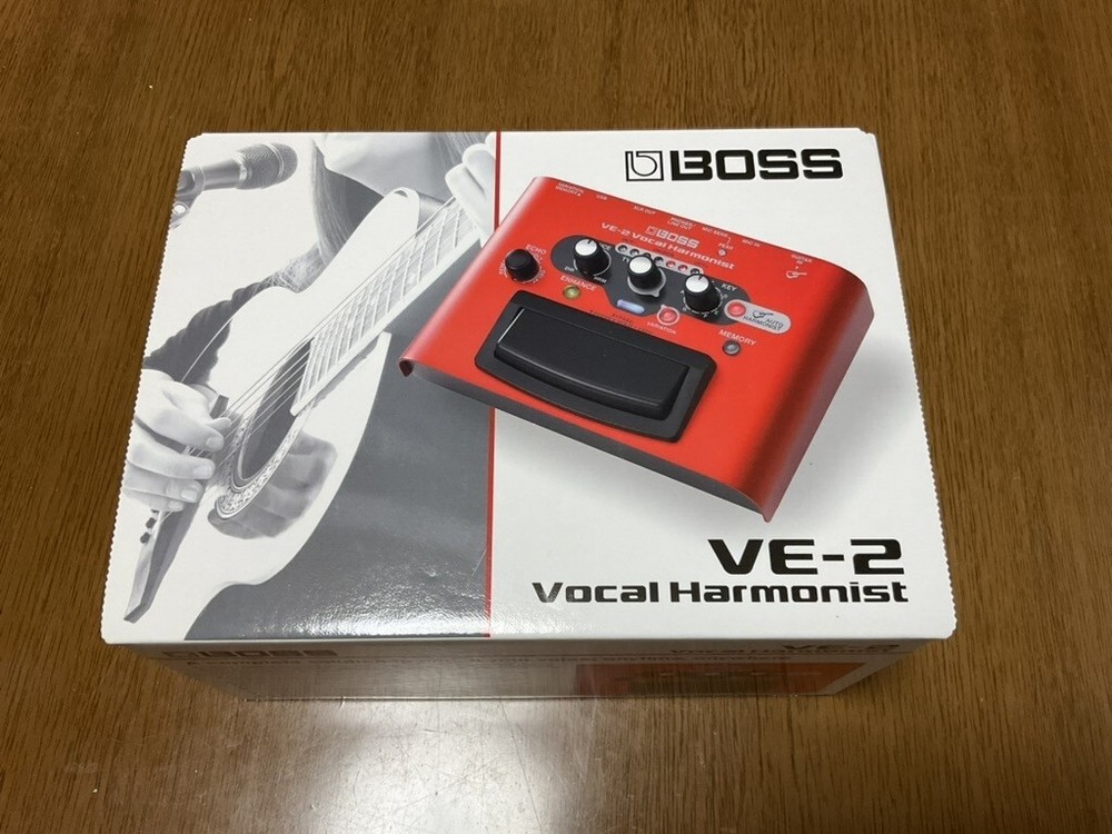 Boss VE-2 Vocal Harmonist Harmony Effects Pedal Processor Reverb Echo